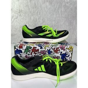 Adidas Adizero‎ Avanti TYO Track & Field Shoes Black Green GY8418 Men’s Size 11
